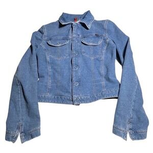 AG Adriano Goldschmied Denim‎ Jacket Women's Size L stretch